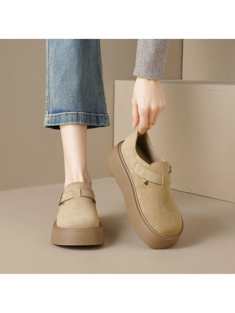 Liber Spring and autumn women's thick-soled flat shoes