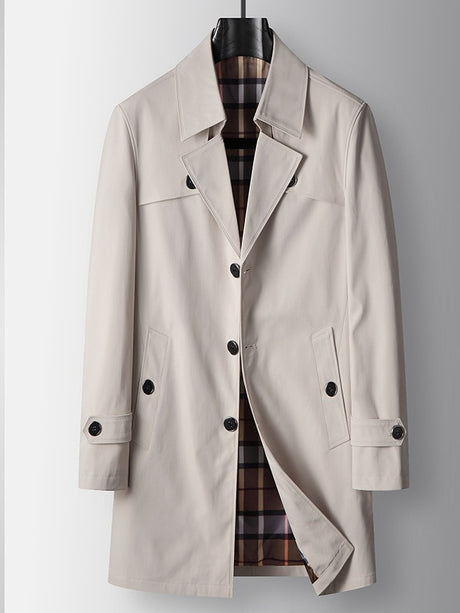 Longline Business Non-iron Leisure Trench Coats