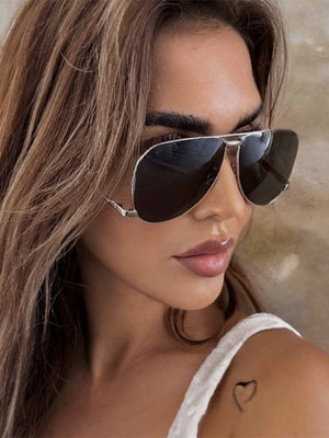 Oversized, Irregularly Shaped Sunglasses