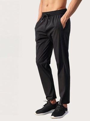 Thin Slim Breathable Wear-resistant Straight Quick-drying Running Pants