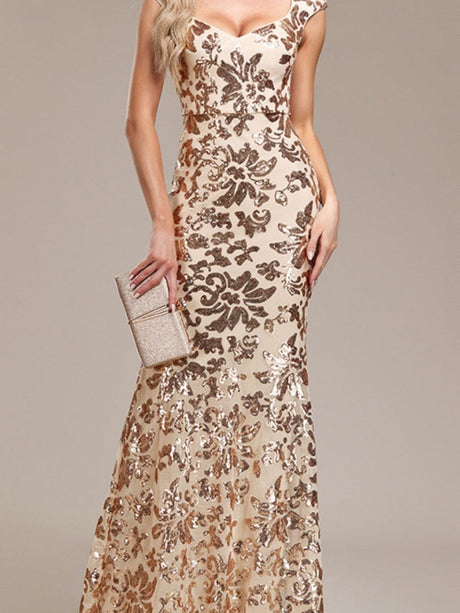 Liber Summer Women's Sequins Maxi Dresses