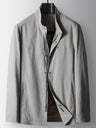 Business 4-Way Stretch Stand-Collar Zip-Up Lightweight Jacket