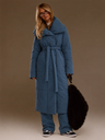 Loose-fitting, Casual, Warm, Long Stand-collar Cotton Coat/long Cotton-padded Jacket