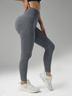 Tight-fitting Tummy Control High-waisted Hip Lift Piping Yoga Pants Pants