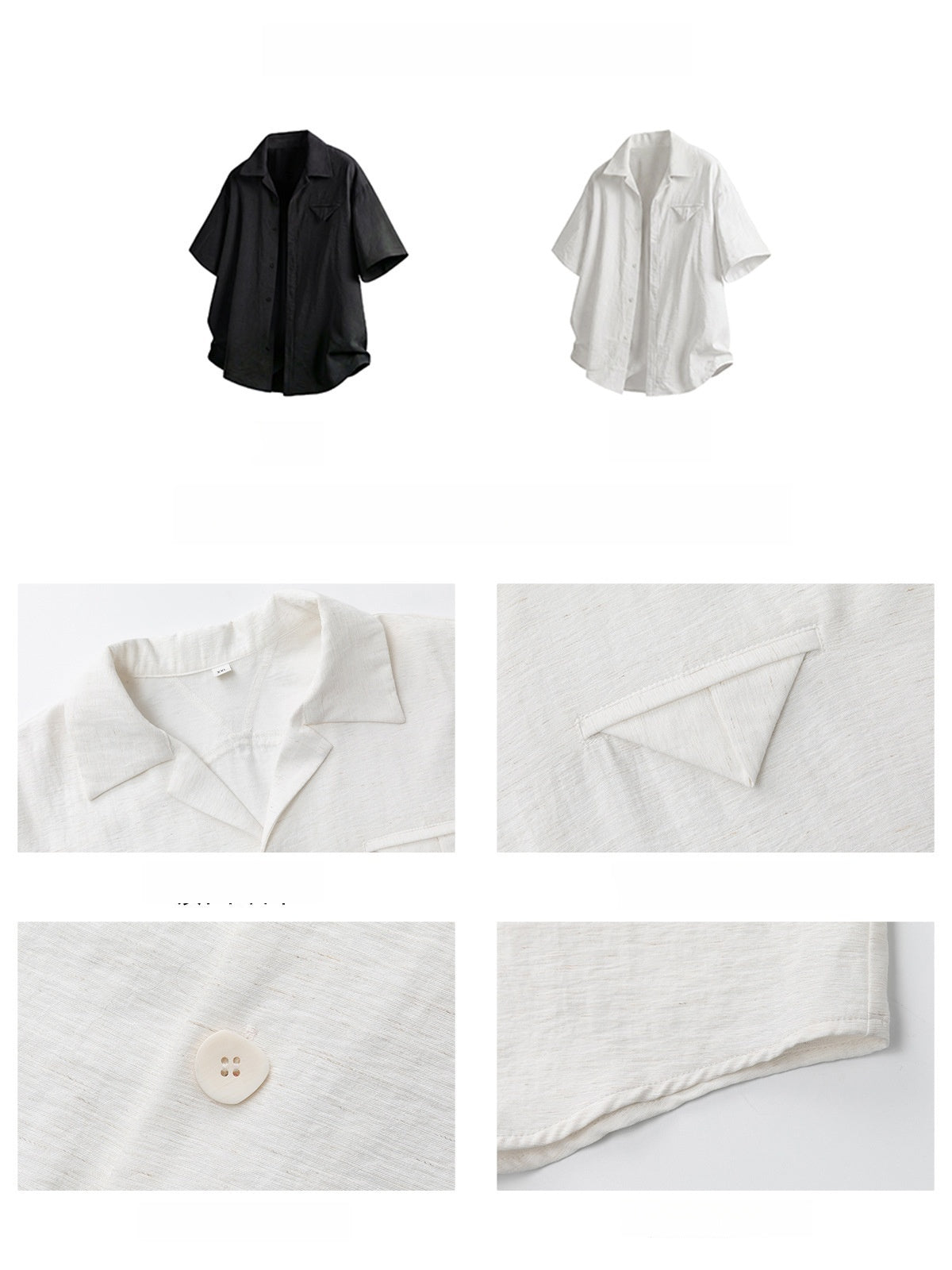Cuban Territory Lightweight Breathable Linen Texture Shirts