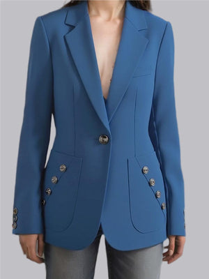 Grace Buttons Slim Fit Suit Jacket
