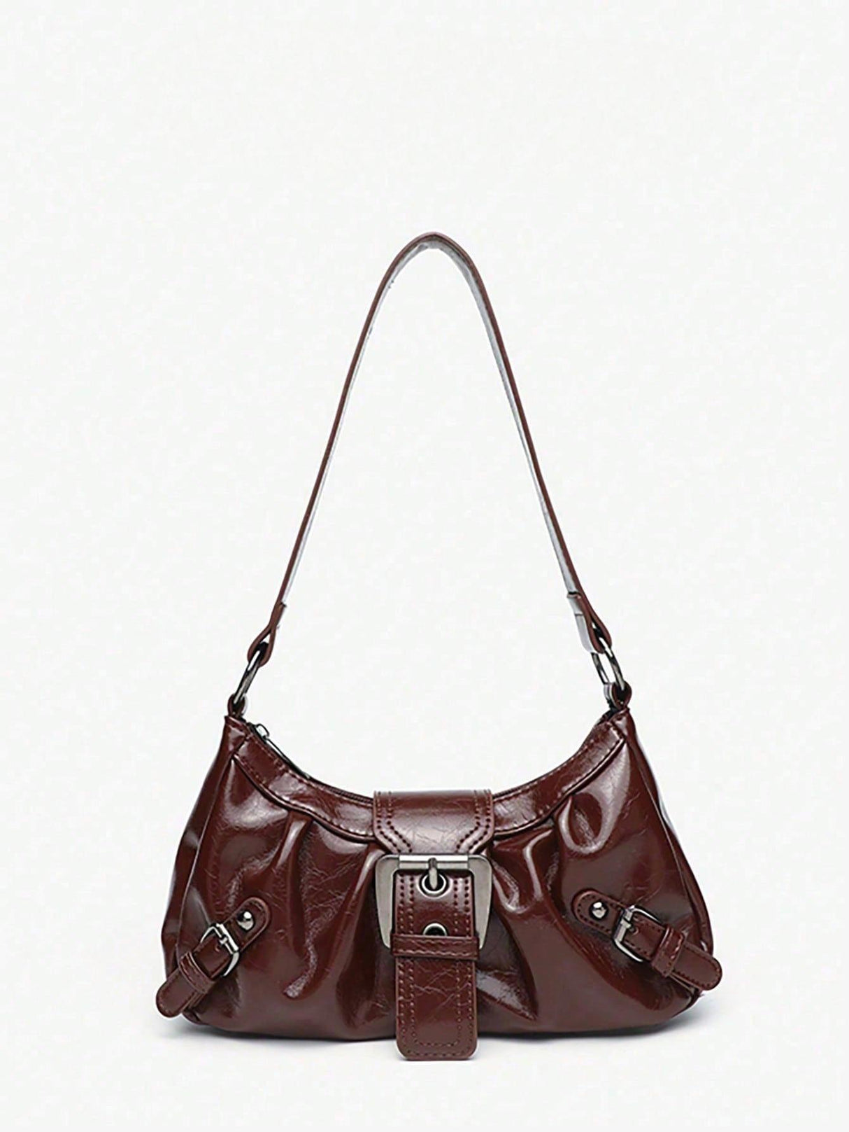 Stylish And Edgy Motorcycle Studded Shoulder Bag