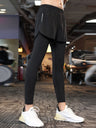 Tight Fake Two Pieces High Elasticity Quick-drying Fitness Running Sweatpants