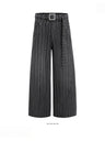 Stripes Leisure Straight Loose Pants