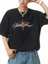 Leopard Print Retro Loose-fit T-shirts