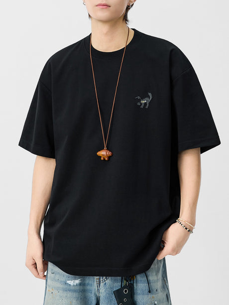 Embroidery Loose-fit T-shirts