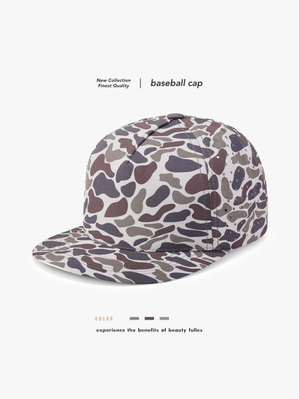 Retro Camouflage Unstructured Sunscreen Baseball Cap