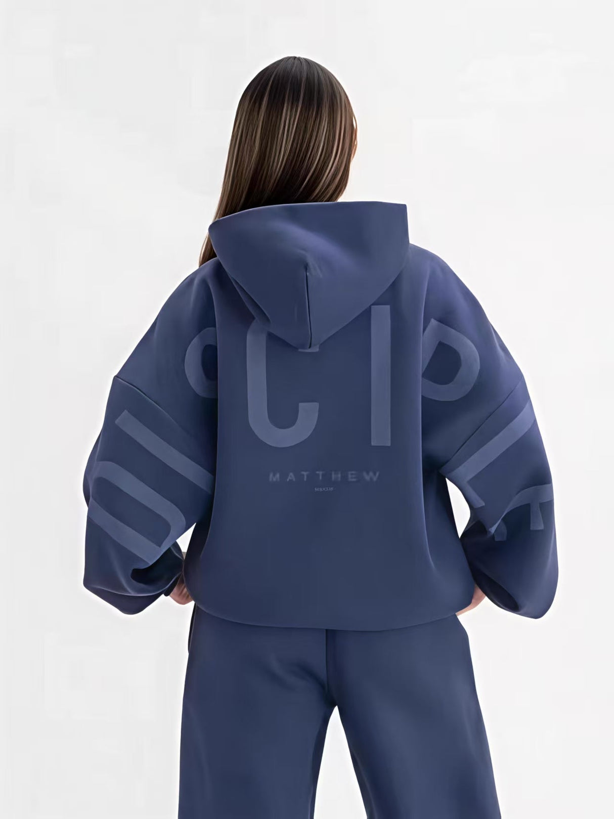Letter Printing Thickened Long-sleeved Loose Hoodies