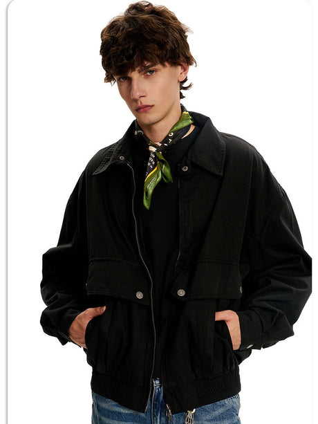 Retro Tooling Loose Lapel Jackets