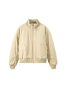 Cleanfit Deconstructed Tailoring Stand Collar Flight Jacket