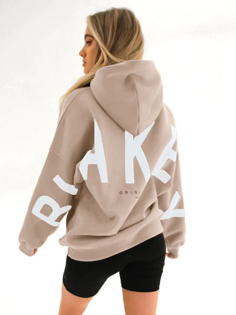 Liber Autumn Women's Letter Sweatshirts&Hoodies