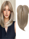 Invisible, Seamless, Long, Curly Wig With White Hair Covering