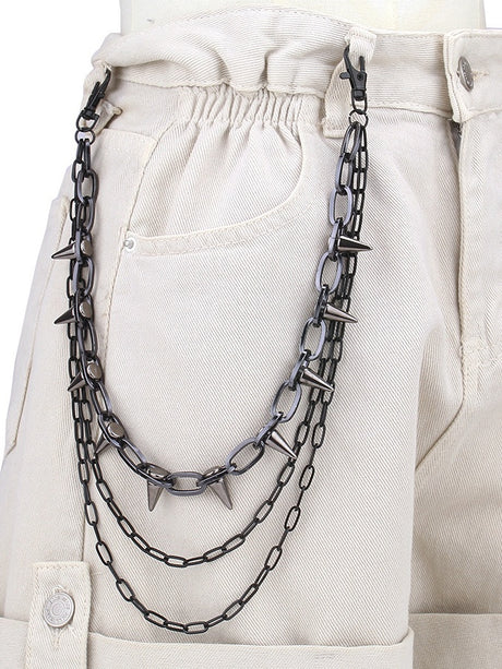 Hip Hop Punk Studs  Waist Chains
