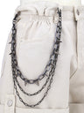 Hip Hop Punk Studs  Waist Chains