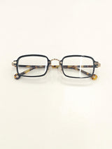 Black-framed Leopard-print Eyeglasses