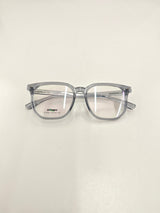 Lunettes transparentes de couleur unie