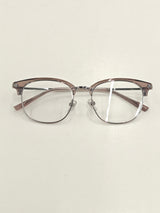 Solid Color Semi-transparent Eyeglasses