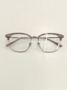 Solid Color Semi-transparent Eyeglasses