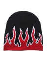 Flame Jacquard Hip Hop Windproof Beanies