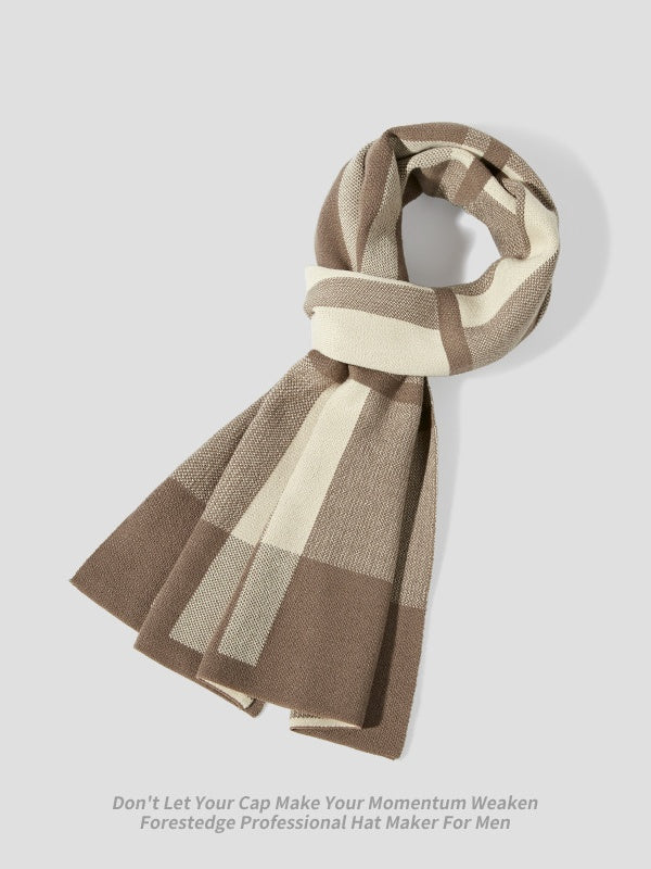 Thermoschal für Herren, dick, winddicht, wärmt den Hals bei Kälte