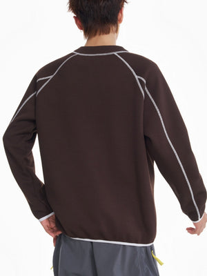 Sweat-shirts et sweats à capuche amples à rayures color-block