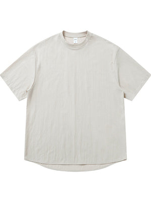 Old Qian Flax Moisture Absorption Quick-drying Loose-fit T-shirts