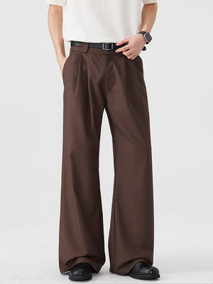 Commuting Cleanfit Straight-fit Wide-leg Dress Pants Pants
