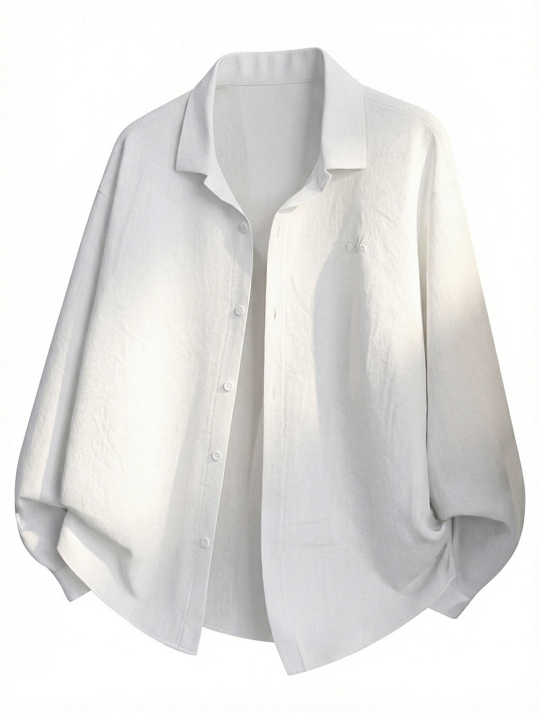 Micro Folds Cleanfit Loose-fit Shirts