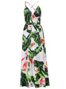 Robes maxi bohèmes à imprimé floral