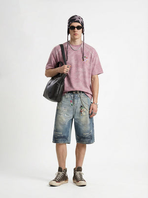 【EXPÉDITION NORMALE】T-shirts imprimés escalade avec flocons de neige