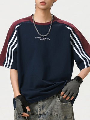 Color-blocked Ins Patchwork T-shirts