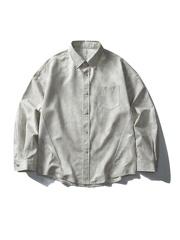 Design Tie-dye Long-sleeved Shirt