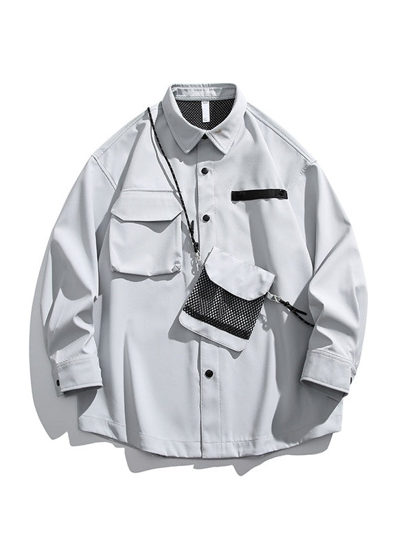 Large Pockets Water Proof Windproof Outdoor Functional Style Shirts
