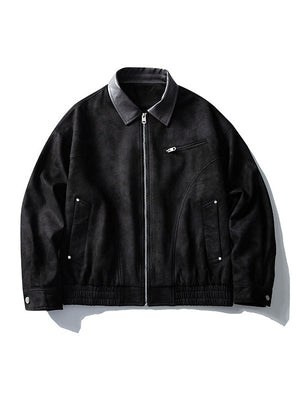 Retro Barn Wind High Street All-match Lapel Flight Jacket