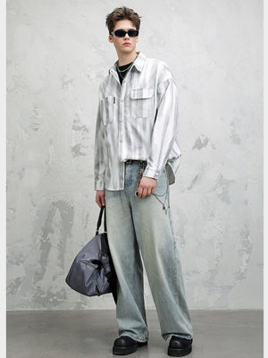 Retro Niche Fashion Loose Lapel Long-sleeved Shirt