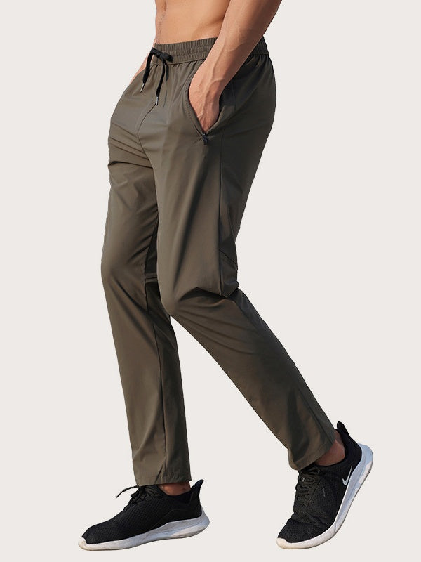 Thin Slim Breathable Wear-resistant Straight Quick-drying Running Pants
