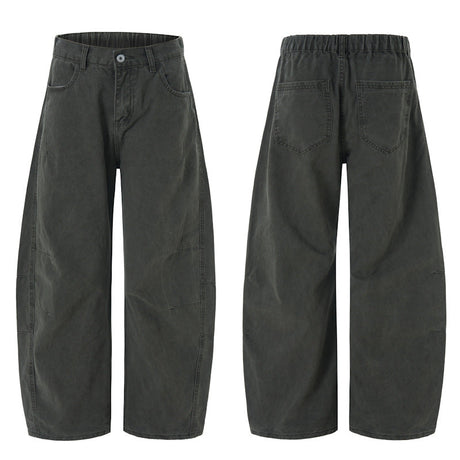 Deconstruction Machete Loose Silhouette Vintage Floor-length Pants