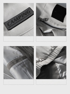 Leisure Multiple Pockets Wasteland Style Retro Lapel Work Jacket