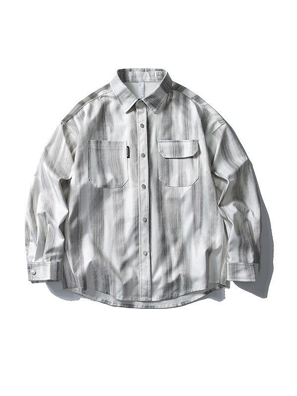 Retro Niche Fashion Loose Lapel Long-sleeved Shirt