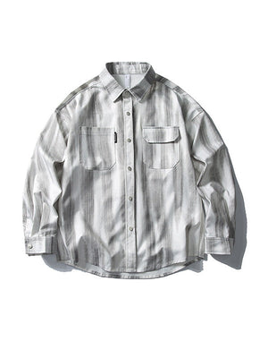 Retro Niche Fashion Loose Lapel Long-sleeved Shirt