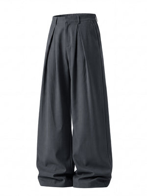 Stereo Gathering A Wide-leg Dress Pants Pants