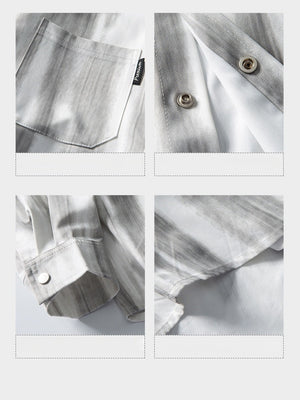 Retro Niche Fashion Loose Lapel Long-sleeved Shirt