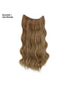 One-piece Hairpiece, Long Wavy Curls, Seamless Synthetic Fiber Wig
