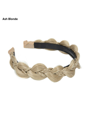 Braided Headband, Wide-brimmed Three-strand Sandwich Wig