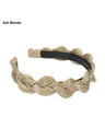 Braided Headband, Wide-brimmed Three-strand Sandwich Wig